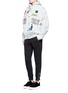 Figure View - Click To Enlarge - GROUND ZERO - Tiger patch safety pin denim jacket