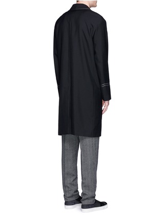Back View - Click To Enlarge - LANVIN - Let out stitched seam wool coat