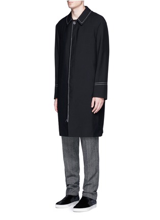 Front View - Click To Enlarge - LANVIN - Let out stitched seam wool coat