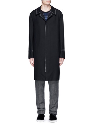 Main View - Click To Enlarge - LANVIN - Let out stitched seam wool coat