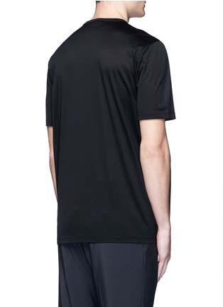 Back View - Click To Enlarge - LANVIN - Embroidered front cotton T-shirt
