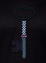 Detail View - Click To Enlarge - LANVIN - Key icon embroidery patch T-shirt