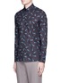 Front View - Click To Enlarge - LANVIN - Evolutive' slim fit saw print shirt