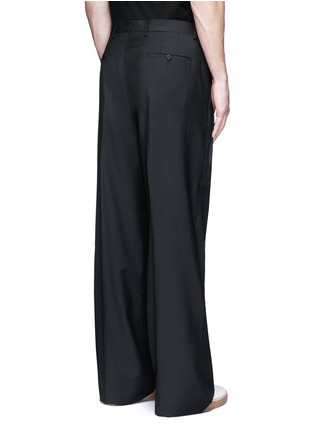Back View - Click To Enlarge - LANVIN - Oversized pleat front wool pants