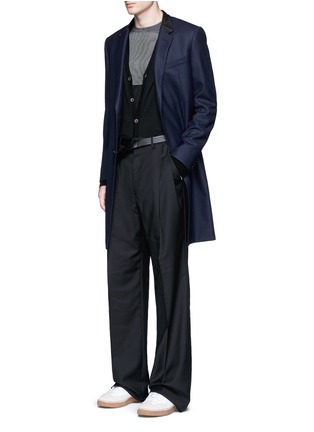 Figure View - Click To Enlarge - LANVIN - Oversized pleat front wool pants