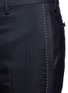 Detail View - Click To Enlarge - LANVIN - Ribbon trim wool pants