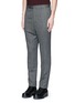 Front View - Click To Enlarge - LANVIN - Drop crotch stripe jacquard pants