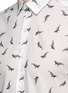 Detail View - Click To Enlarge - LANVIN - 'Evolutive' slim fit whale print shirt