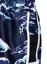 Detail View - Click To Enlarge - WE ARE HANDSOME - 'The Cascade' tidal wave print active running shorts