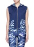 Main View - Click To Enlarge - WE ARE HANDSOME - 'The Cascade' tidal wave print active vest