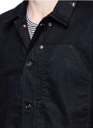Detail View - Click To Enlarge - DENHAM - x Art Comes First 'Chore' insignia patch denim jacket