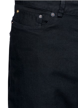 Detail View - Click To Enlarge - DENHAM - x Art Comes First 'Crop' drop crotch jeans