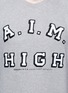 Detail View - Click To Enlarge - DENHAM - x Art Comes First 'A.I.M. High' patch sweatshirt