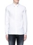 Main View - Click To Enlarge - DENHAM - x ART COMES FIRST 'Rhys' insignia patch cotton Oxford shirt