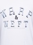Detail View - Click To Enlarge - DENHAM - 'WARP & WEFT' slogan print T-shirt