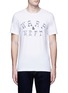 Main View - Click To Enlarge - DENHAM - 'WARP & WEFT' slogan print T-shirt
