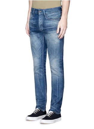 Front View - Click To Enlarge - DENHAM - 'Razor' slim fit cotton jeans