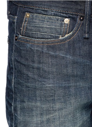 Detail View - Click To Enlarge - DENHAM - 'Razor' slim fit Candiani cotton jeans