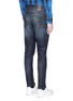 Back View - Click To Enlarge - DENHAM - 'Razor' slim fit Candiani cotton jeans