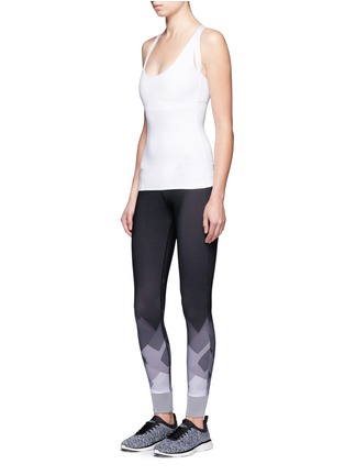 Figure View - Click To Enlarge - MONREAL - 'Ballerina' tech fabric performance top