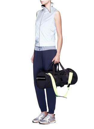 Figure View - Click To Enlarge - MONREAL - 'Cosy' colourblock elastic cuff jersey sweatpants
