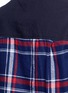 Detail View - Click To Enlarge - CLU TOO - Check flannel back poplin shirt