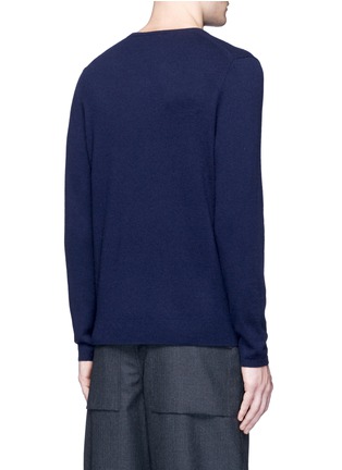 Back View - Click To Enlarge - ACNE STUDIOS - Dasher O Face' appliqué wool sweater