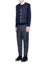 Figure View - Click To Enlarge - ACNE STUDIOS - Dasher O Face' appliqué wool sweater