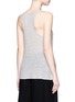 Back View - Click To Enlarge - HELMUT LANG - Openwork cashmere knit racerback tank top