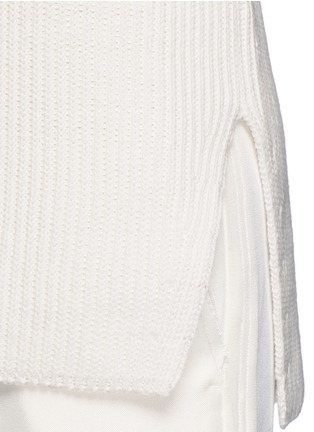 Detail View - Click To Enlarge - HELMUT LANG - Racerback cotton knit tank top