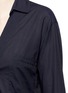 Detail View - Click To Enlarge - HELMUT LANG - Cotton lawn V-neck top