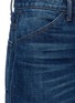 Detail View - Click To Enlarge - HELMUT LANG - Dark worn denim skirt
