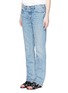 Front View - Click To Enlarge - HELMUT LANG - Light worn boyfriend jeans