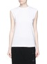 Main View - Click To Enlarge - HELMUT LANG - Vintage cotton jersey strap T-shirt