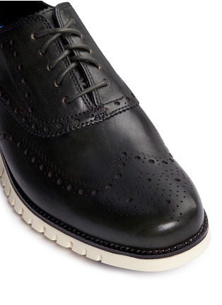 Detail View - Click To Enlarge - COLE HAAN - 'ZeroGrand' wingtip brogue leather Oxfords