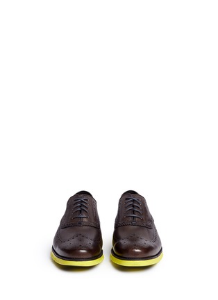 Front View - Click To Enlarge - COLE HAAN - 'ZeroGrand' wingtip brogue leather Oxfords