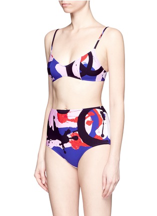 Figure View - Click To Enlarge - ARAKS - x Quentin Jones 'Elsa' splash print bikini set