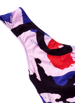 Detail View - Click To Enlarge - ARAKS - x Quentin Jones 'Jireh' splash print one-piece swimsuit