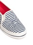 Detail View - Click To Enlarge - KEDS - x Kate Spade 'Triple Decker Bow' canvas flatform slip-ons
