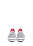 Front View - Click To Enlarge - KEDS - x Kate Spade 'Triple Decker Bow' canvas flatform slip-ons
