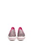 Front View - Click To Enlarge - KEDS - x Kate Spade 'Triple Decker Glitter' flatform slip-ons