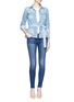 Figure View - Click To Enlarge - J BRAND - 'Super Skinny' whiskered jeans