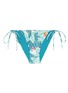Main View - Click To Enlarge - MARA HOFFMAN - Side tie leaf print bikini bottoms