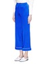 Front View - Click To Enlarge - HELEN LEE - Silk satin cropped pyjama pants