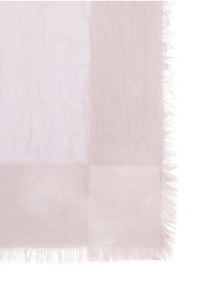 Detail View - Click To Enlarge - FALIERO SARTI - 'Coco' metallic accent modal-silk scarf