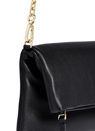 Detail View - Click To Enlarge - TORY BURCH - Leather flap crossbody chain bag