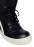 Detail View - Click To Enlarge - RICK OWENS  - Geobasket high-top leather sneakers