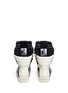Back View - Click To Enlarge - RICK OWENS  - Geobasket high-top leather sneakers