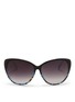 Main View - Click To Enlarge - MATTHEW WILLIAMSON - Leopard oversized sunglasses