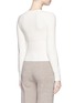 Back View - Click To Enlarge - HELMUT LANG - Cashmere-wool cropped sweater
